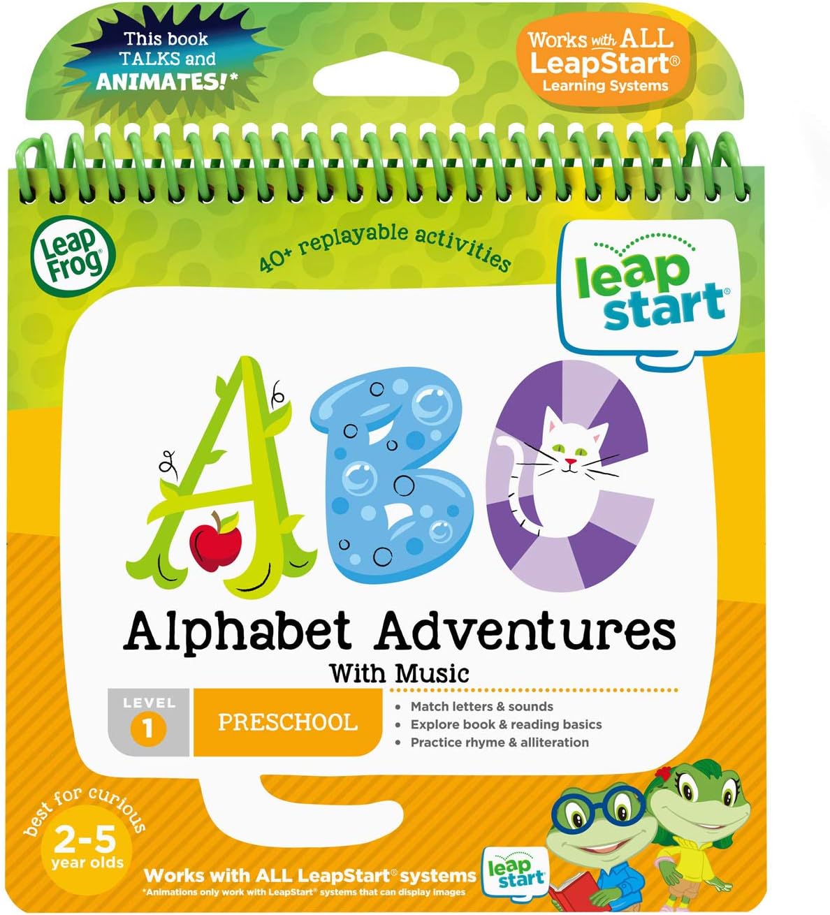 LeapFrog LeapStart Preschool Activity Book: Alphabet Adventures