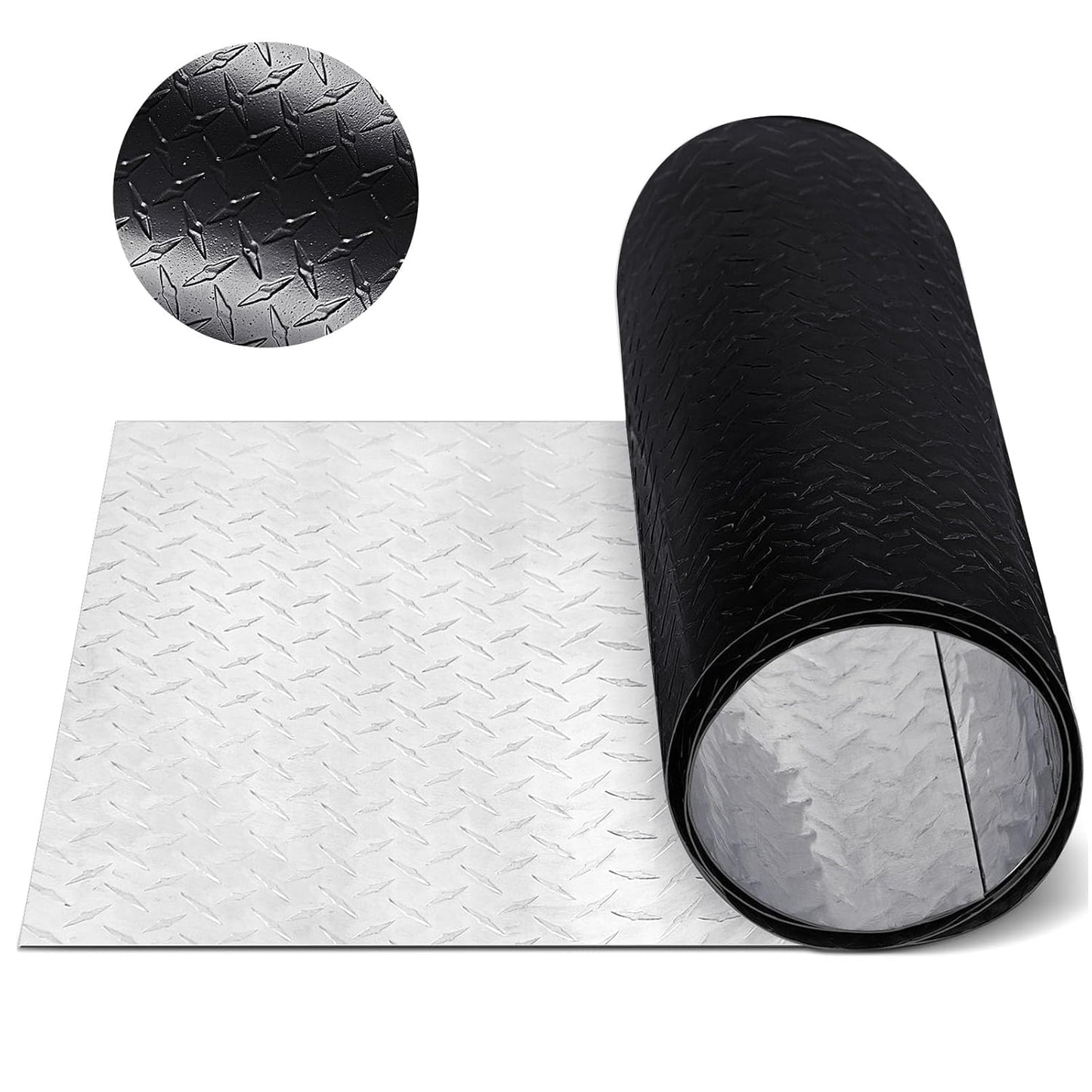 24x96 Black Aluminum Diamond Plate for Trailers and Ramps