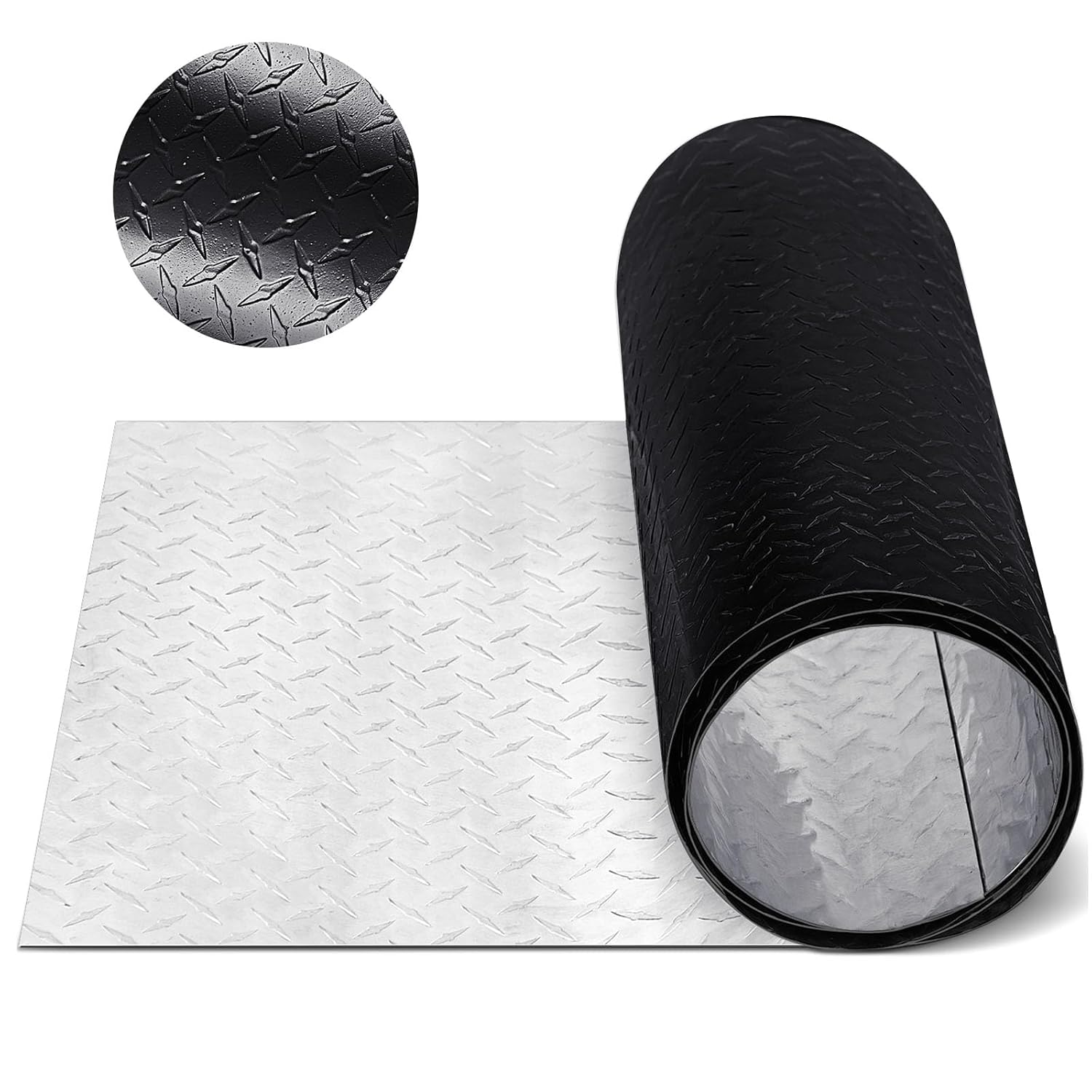 24x96 Black Aluminum Diamond Plate for Trailers and Ramps