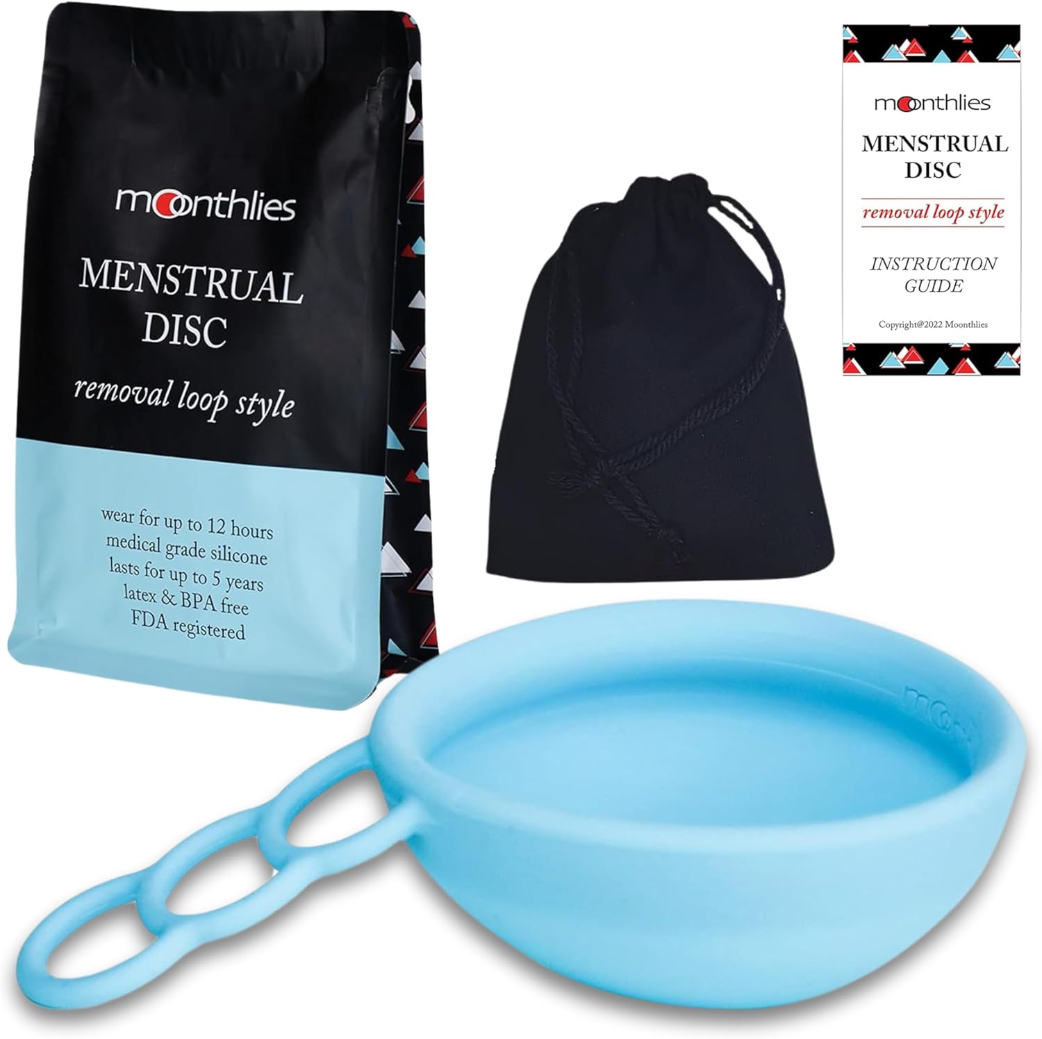 MOONTHLIES Small Blue Menstrual Disc