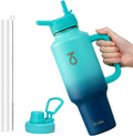 Trebo 40 oz Water Bottle Insulated Fit Car Cup Holder - Long Cold