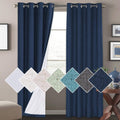 H.VERSAILTEX 100% Blackout Curtains for Bedroom 84 in Long