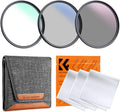 K&F Concept 72mm UV CPL ND Filter Kit - Complete 3-Piece Set