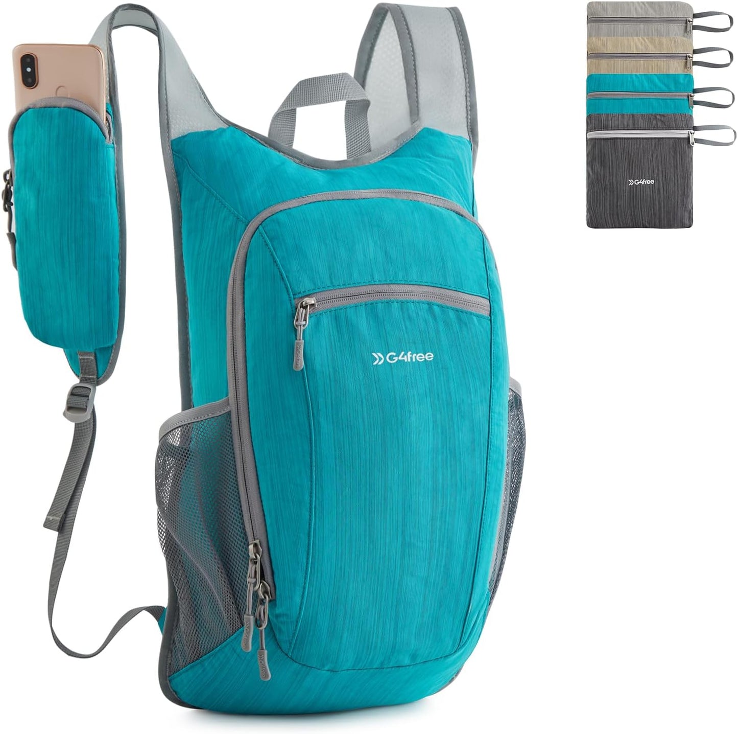 G4Free 15L Packable Daypack | Lightweight Travel Backpack for Outdoor Adventures