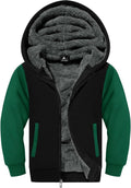 Sherpa Lined Boys Hoodie by GEEK LIGHTING for Winter Warmth