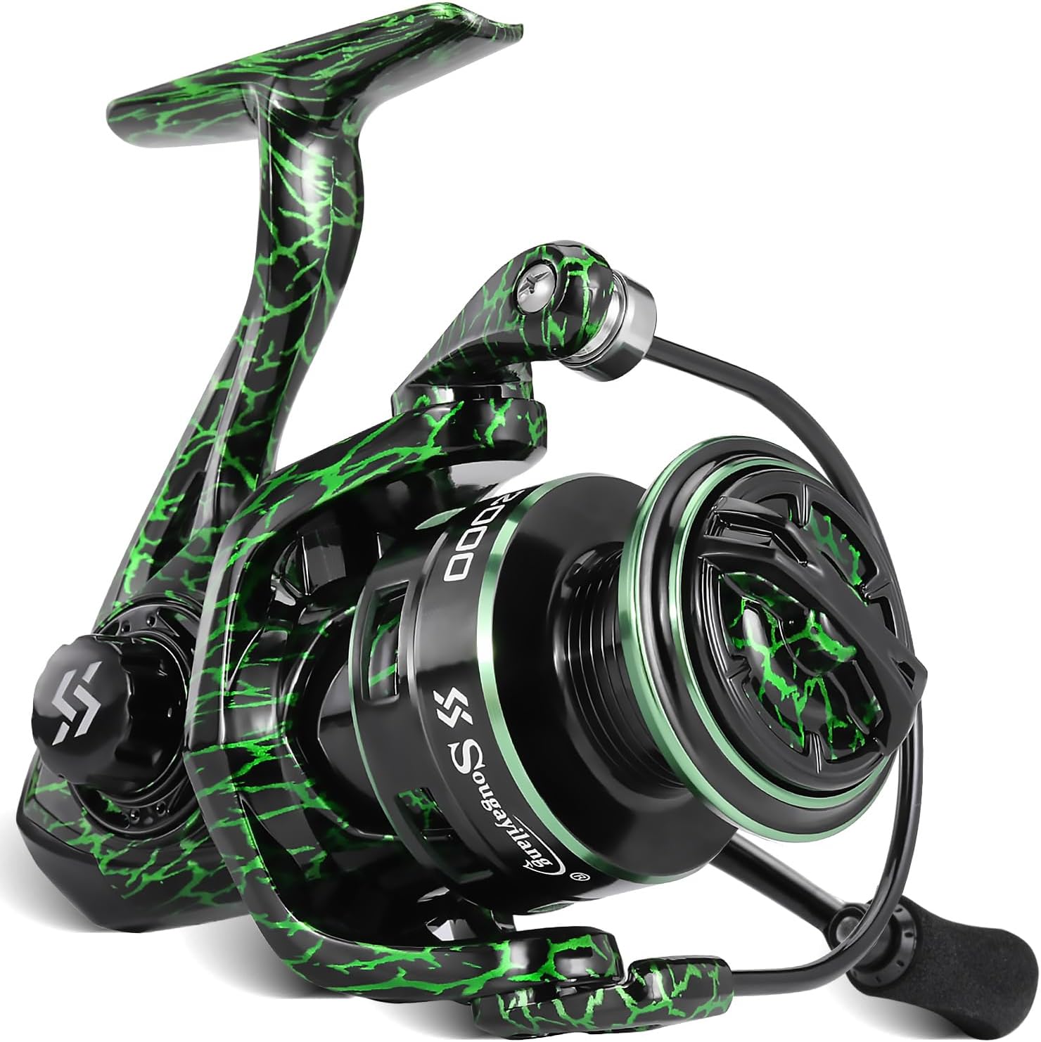 Sougayilang Ultralight Spinning Reel, High Speed Graphite Frame for Saltwater/Freshwater