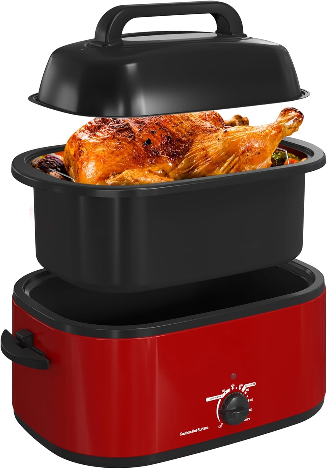 26-Quart Electric Roaster Oven for Perfect Holiday Feasts