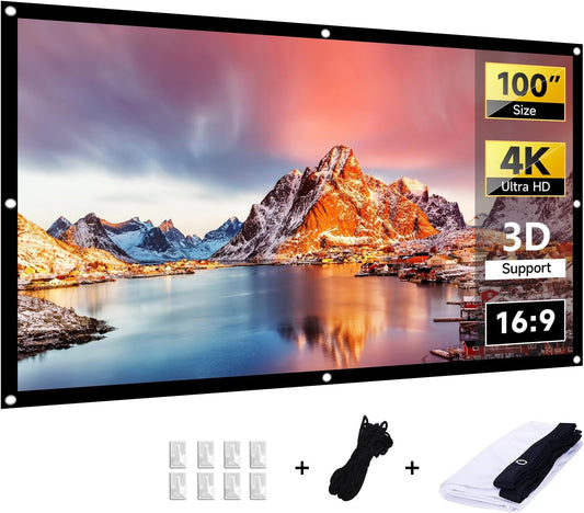 100 HD Portable Projector Screen - IN&VI
