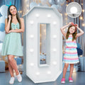 4FT Marquee Light Up Number 0 - Cool White Party Decoration