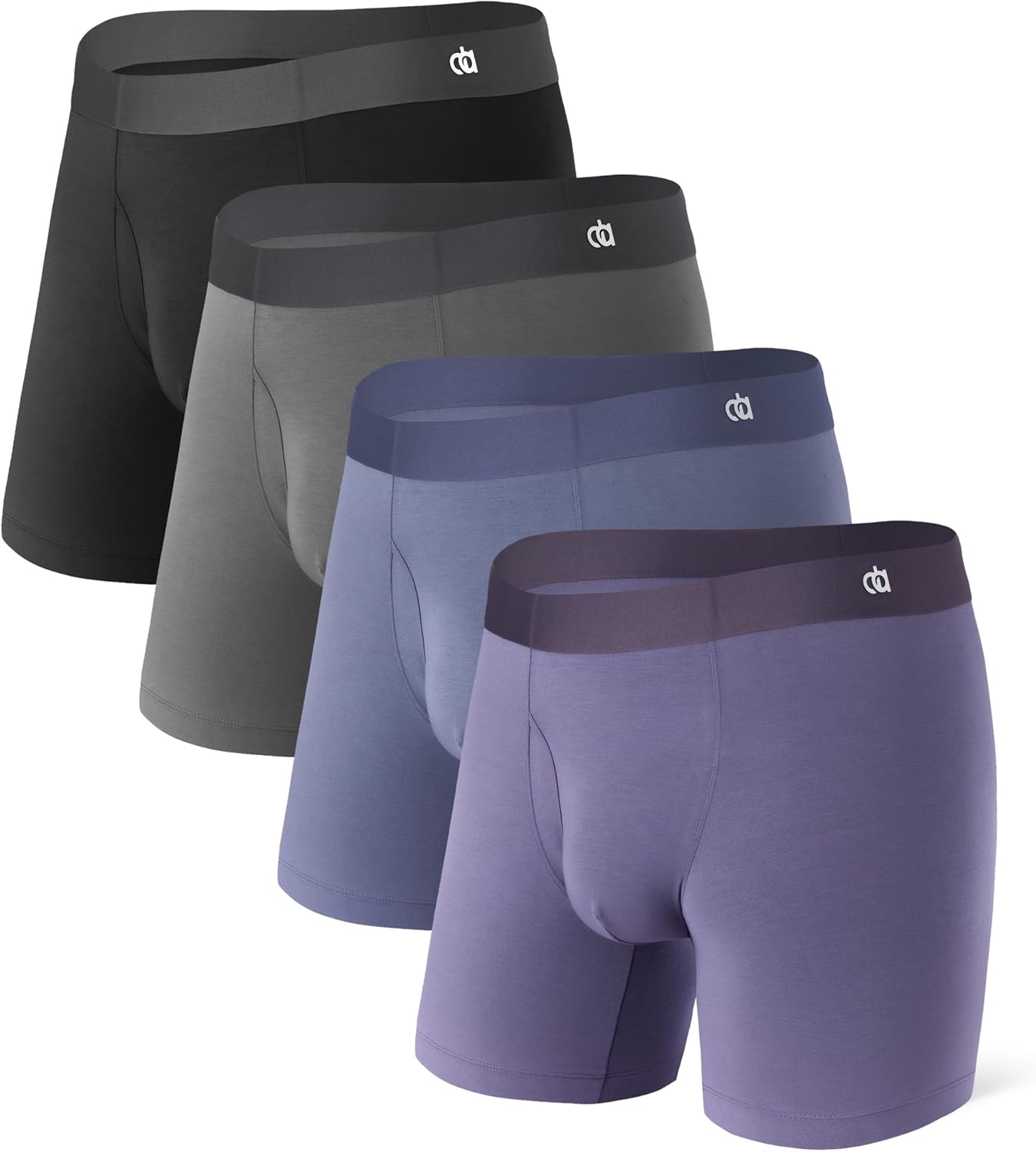 DAVID ARCHY Men's Ultra Soft Micro Modal Underwear Multipack