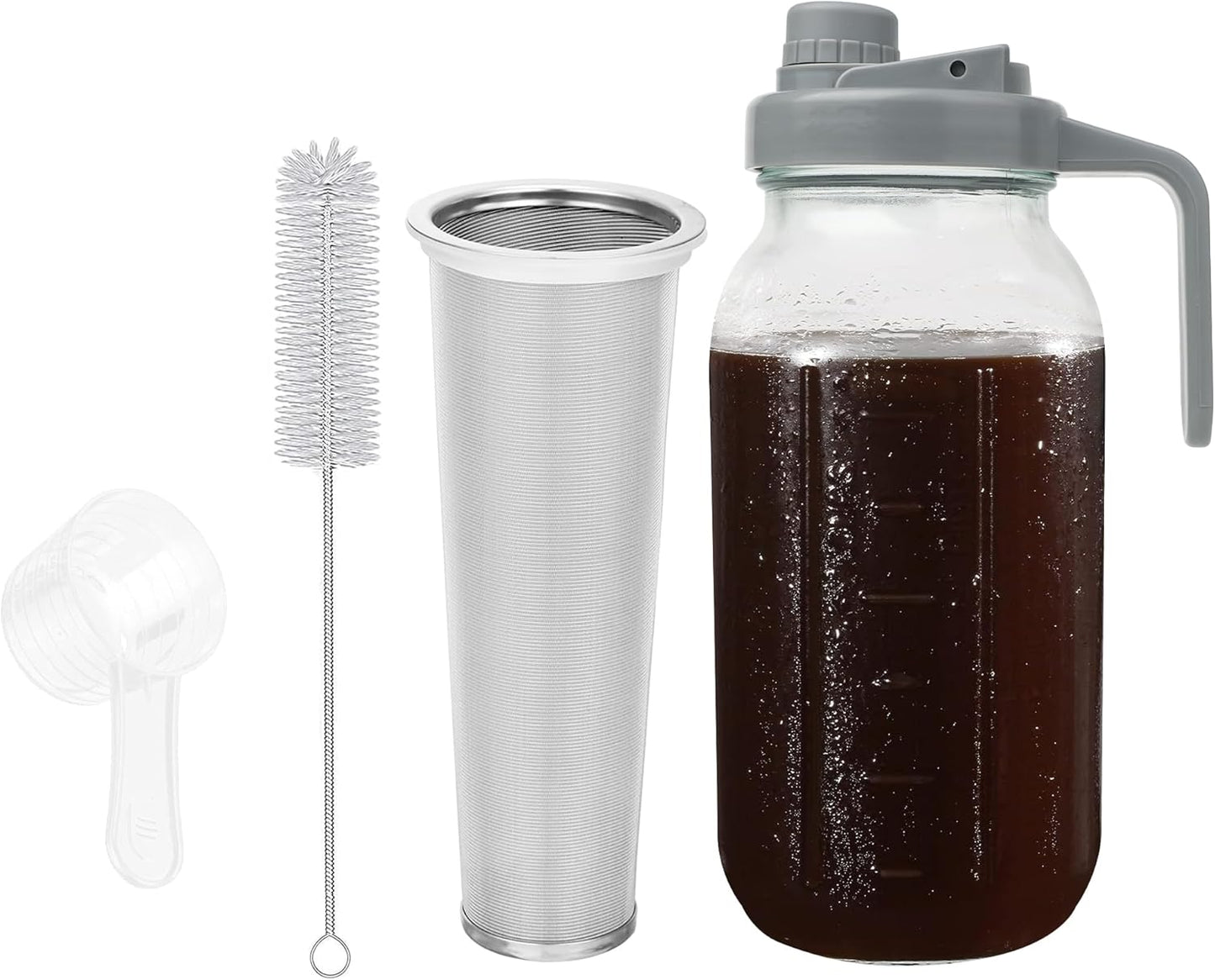 64oz Cold Brew Maker with Stainless Steel Filter - BTWD