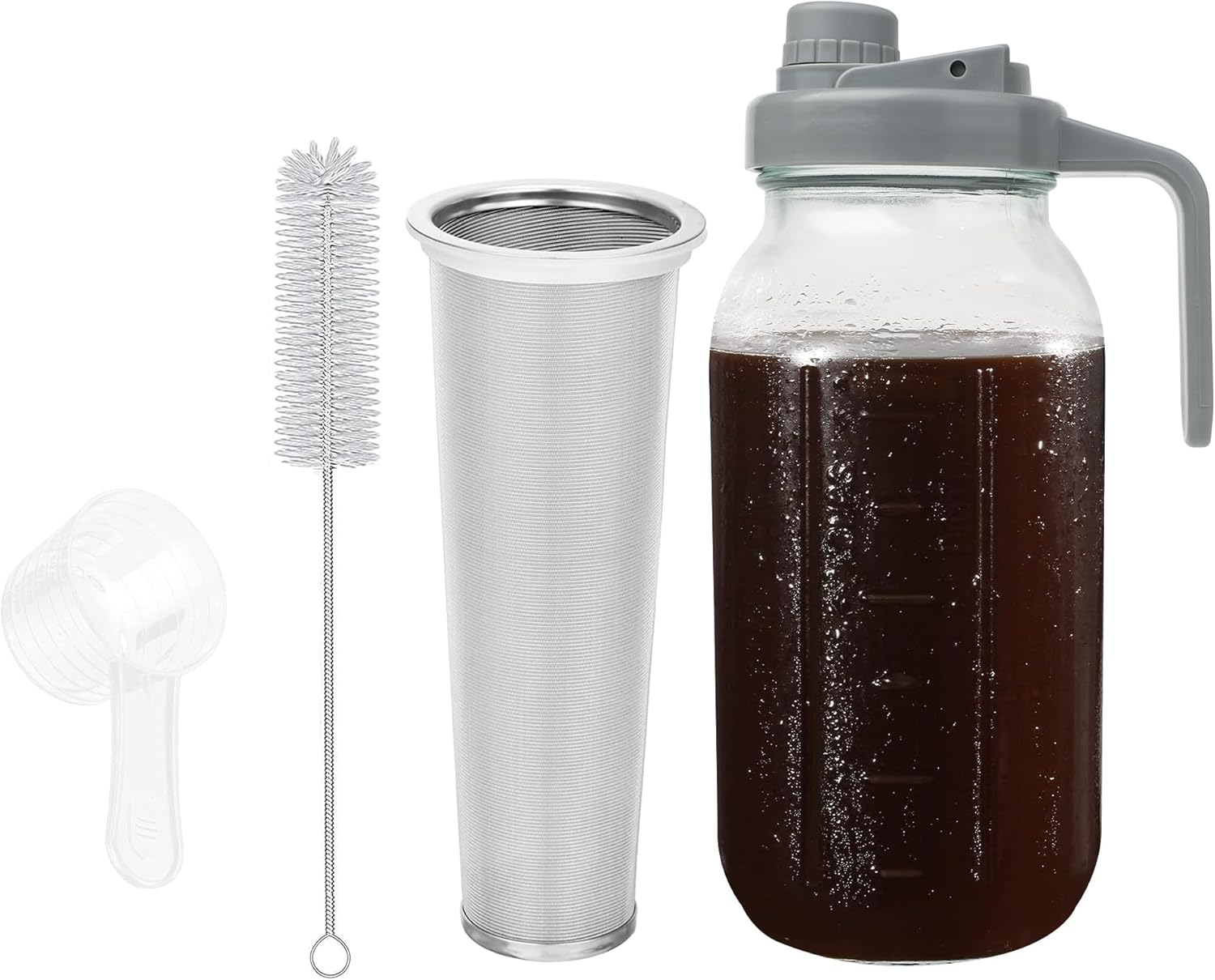 64oz Cold Brew Maker with Stainless Steel Filter - BTWD