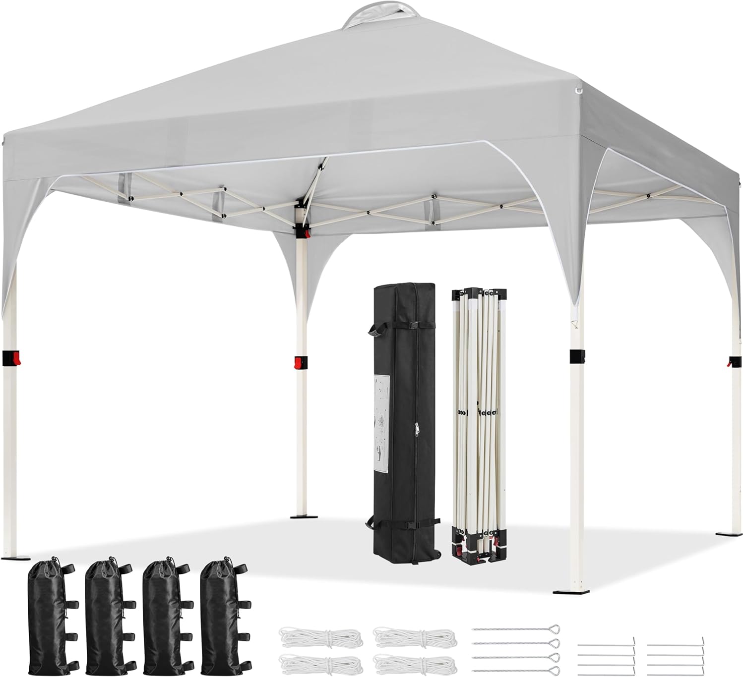 10x10 Pop Up Canopy Tent with Vent for Outdoor Events