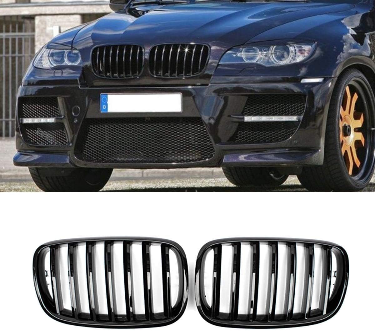 X5 E70 Gloss Black Front Kidney Grill for BMW X5 E70 and X6 E71