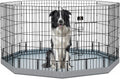 PJYuCien Dog Playpen 8-Panel 30H Foldable Puppy Playpen - Roomy Indoor