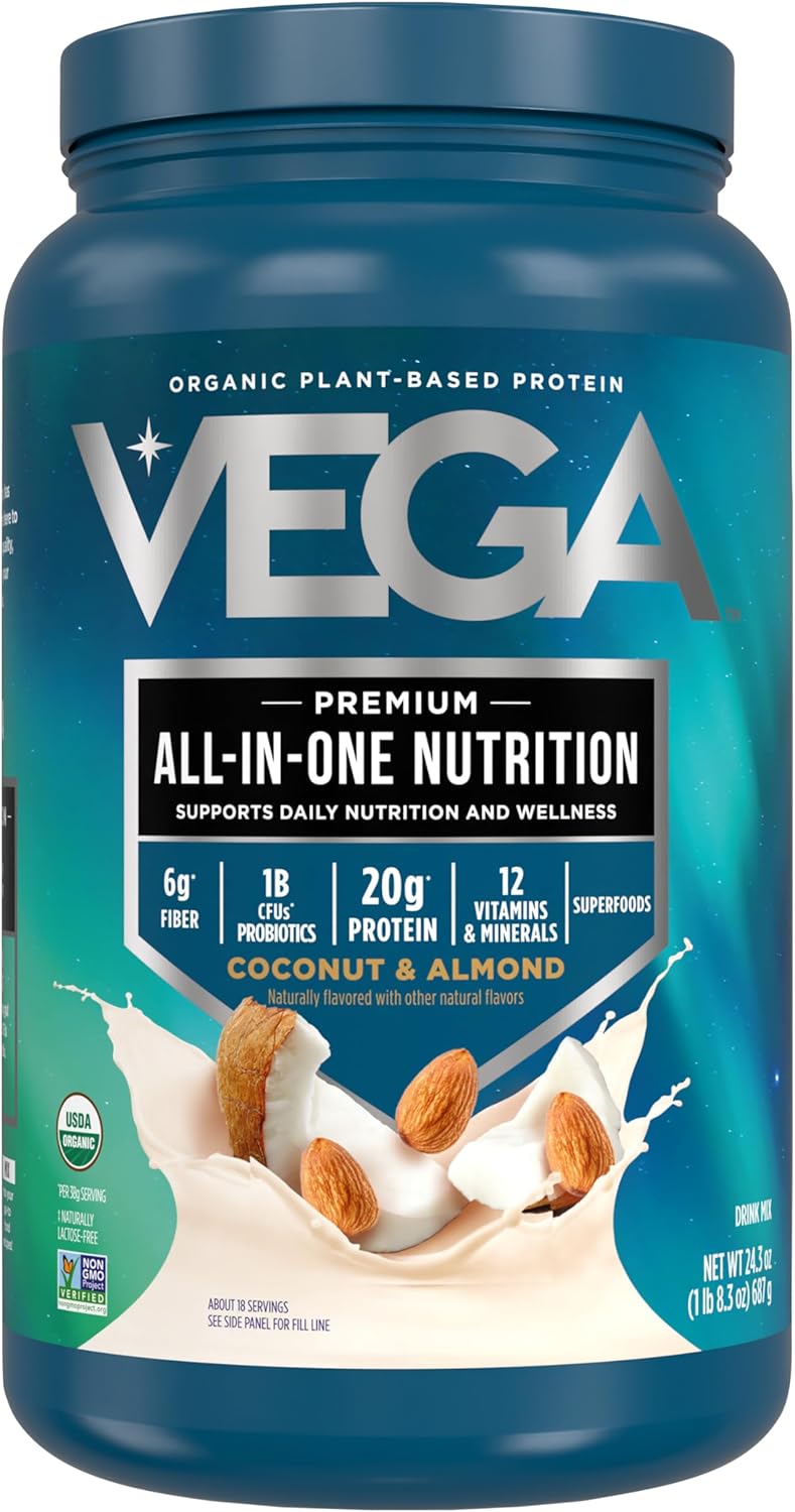 Vega All in One Nutrition Organic Protein Shake for Meal Replacement