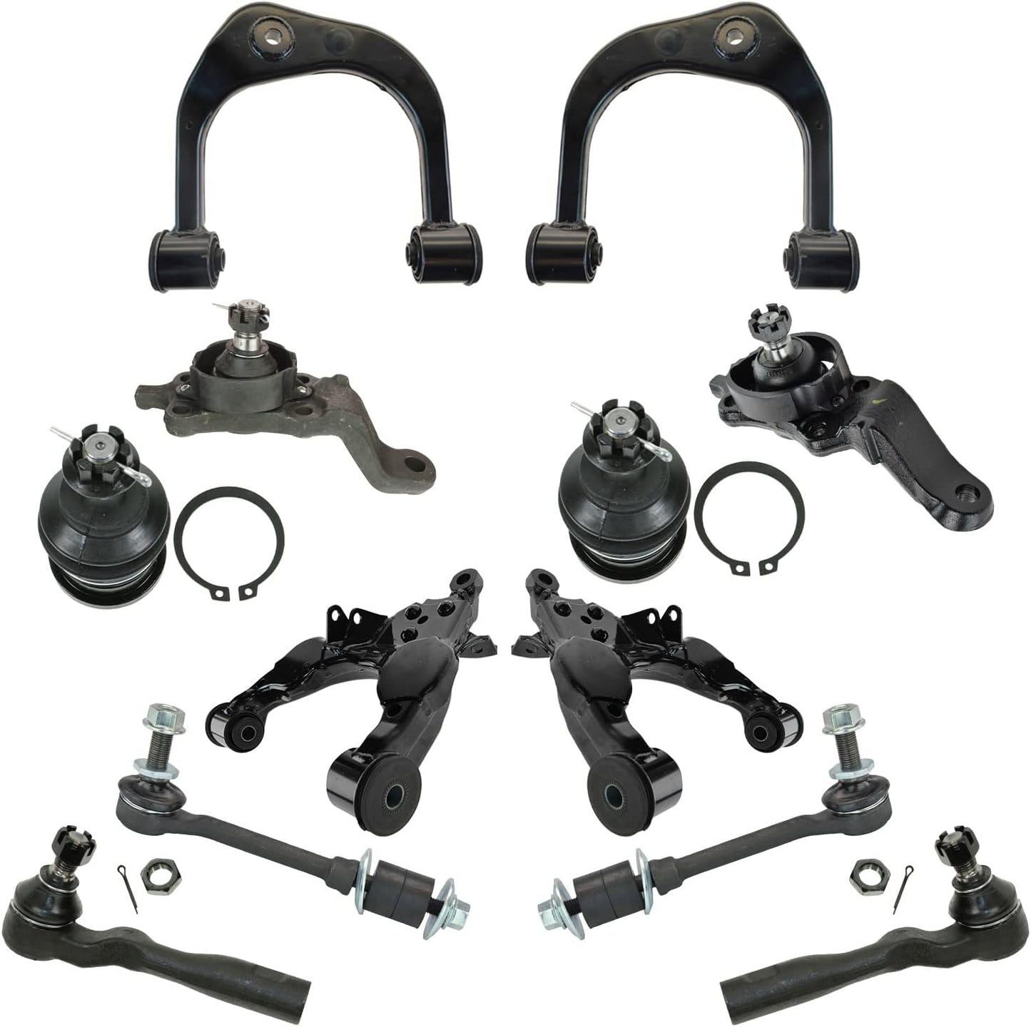 TRQ Front Steering & Suspension Kit for 2004-2007 Toyota Sequoia