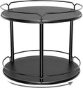 Lazy Susan Organizer 2 Tier 12.4in Turntable Spice Rack - Rotating