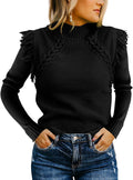 Saodimallsu Women's Cozy Cable Knit Sweater for Chic Comfort