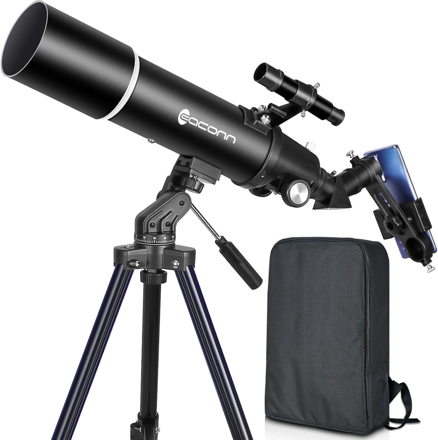 80mm Aperture Refractor Telescope for Adults and Kids Travel