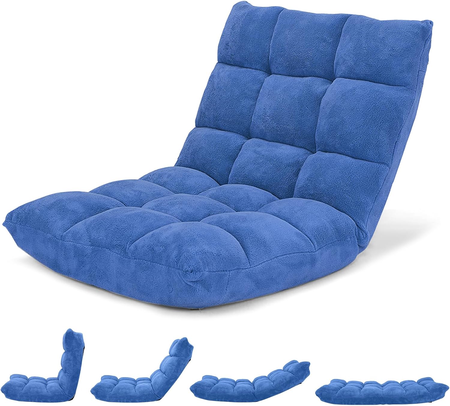 Giantex Floor Chair with Back Support for Gaming and Relaxation