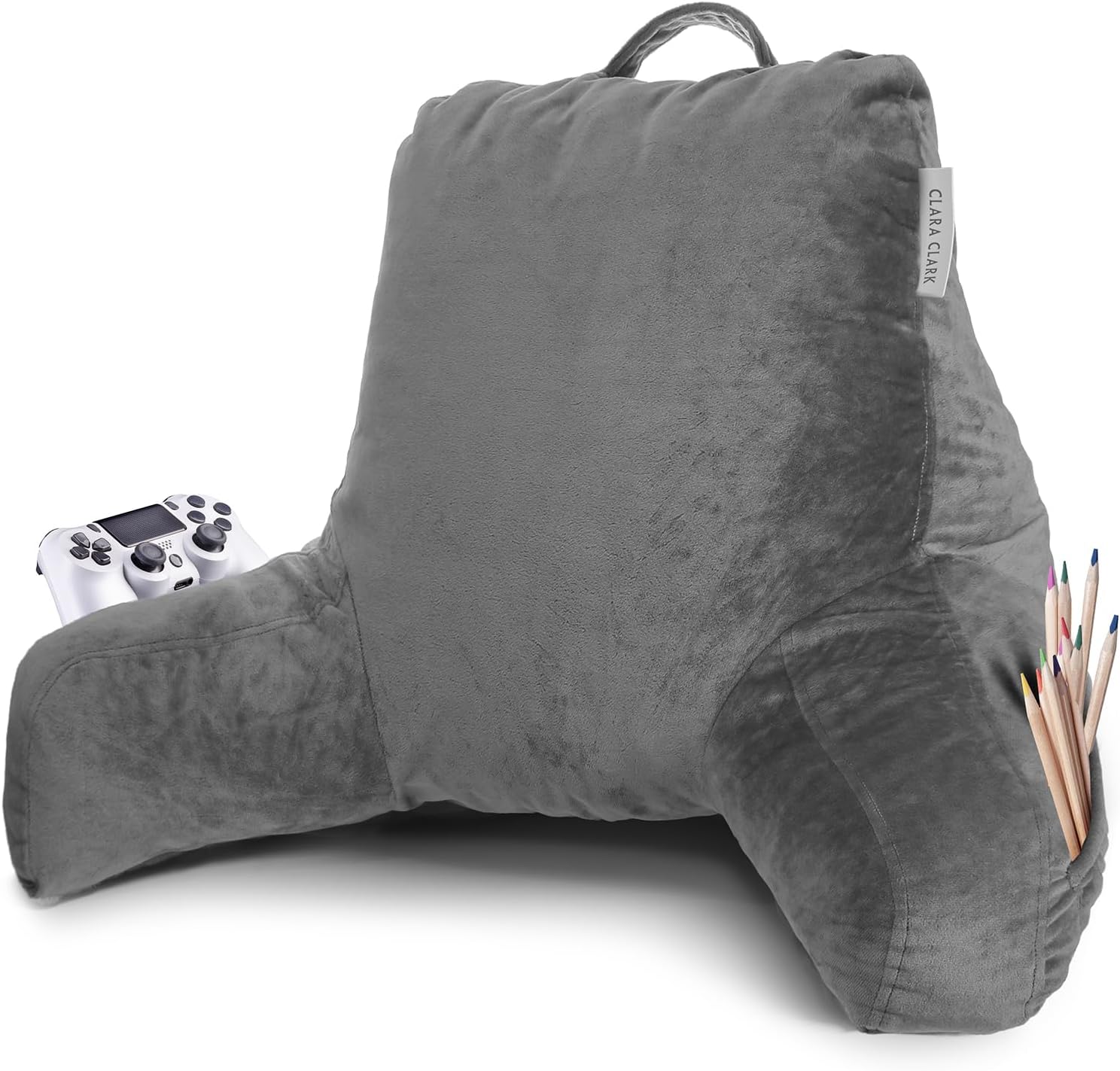 Clara Clark Reading Pillow with Shredded Memory Foam Support