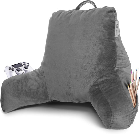 Clara Clark Reading Pillow with Shredded Memory Foam Support