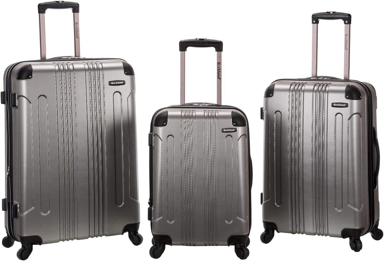 Rockland London Hardside Expandable Luggage with Spinner Wheels