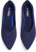 Pointed Toe Flats for Women - Dressy Blue Work Ballet Flats