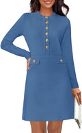 Elegant Women's Mini Sweater Dress for Fall and Winter Events