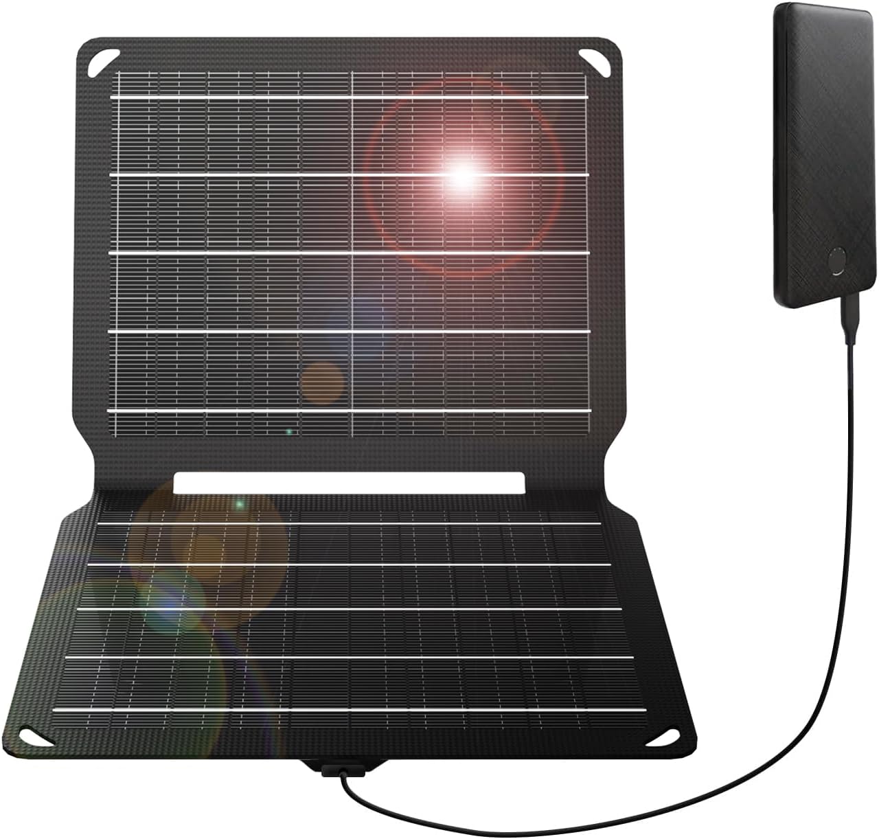 FlexSolar 10W Portable Solar Charger: Emergency Power on-the-go!