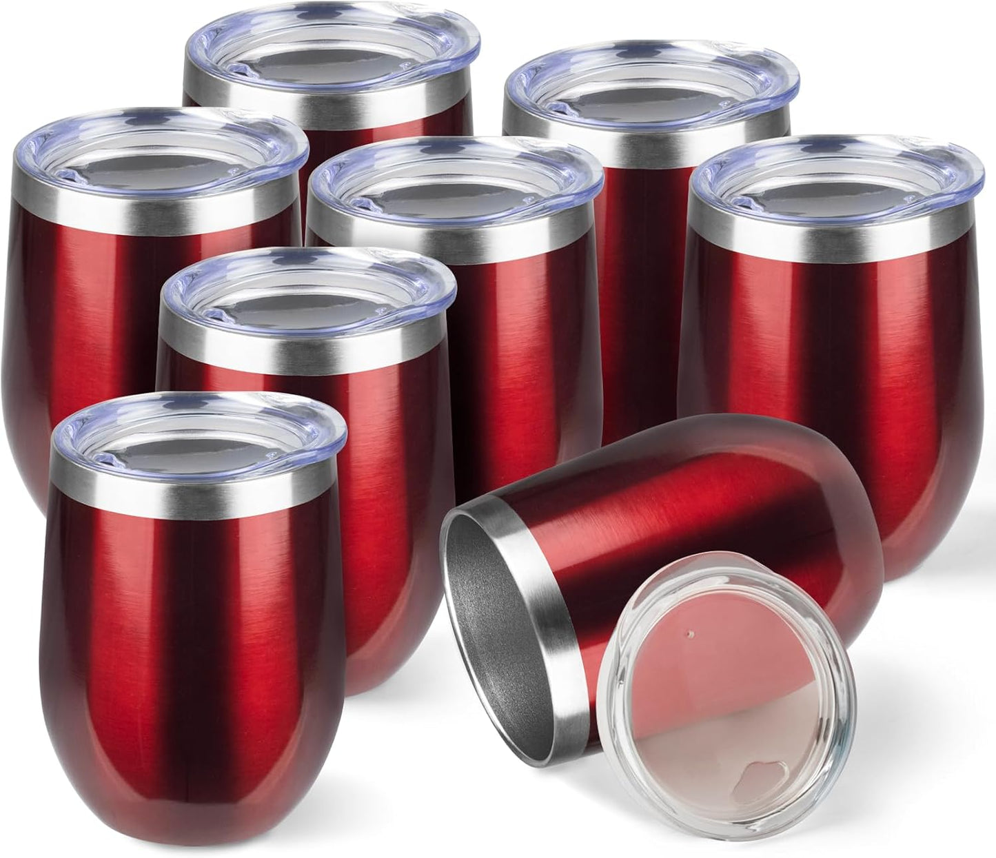 StarSpeed 12oz Wine Tumblers - Insulated Travel Mugs for All Drinks