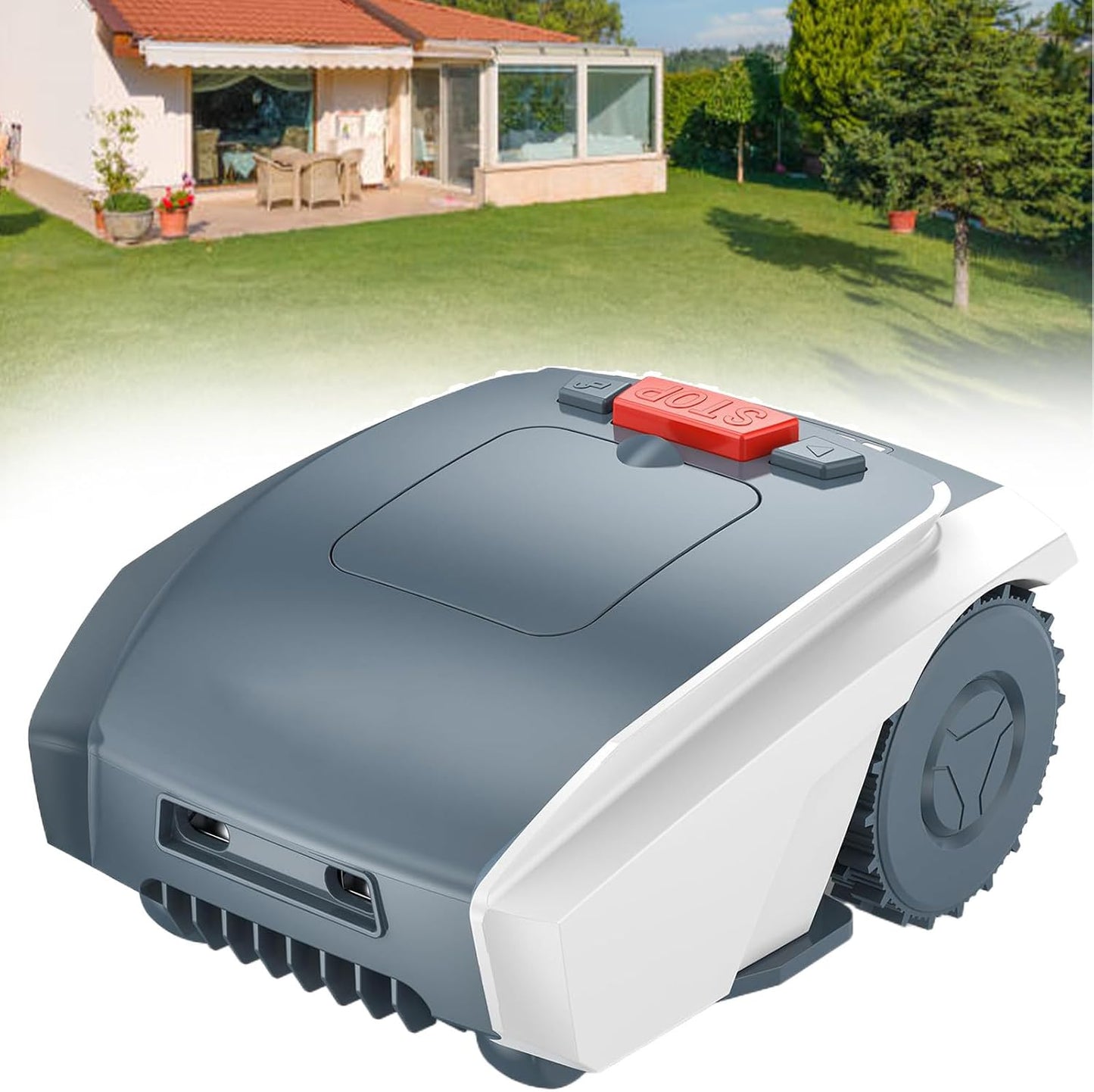 Advanced Self-Charging Robot Lawn Mower by Lakenbroade