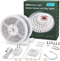 Motion Activated LED Strip Lights 32.8ft - Bright Plug-in Rope Light