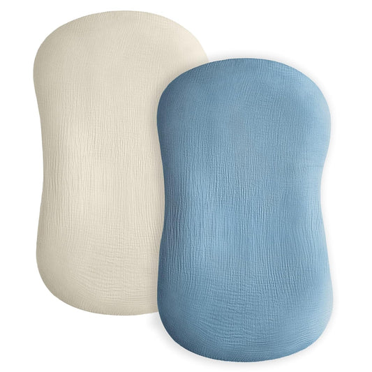 Breathable Cotton Baby Lounger Covers for Boys & Girls