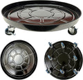 Choclaif Plant Caddy with Wheels 3 Pack - Heavy Duty 20in Plant Stand