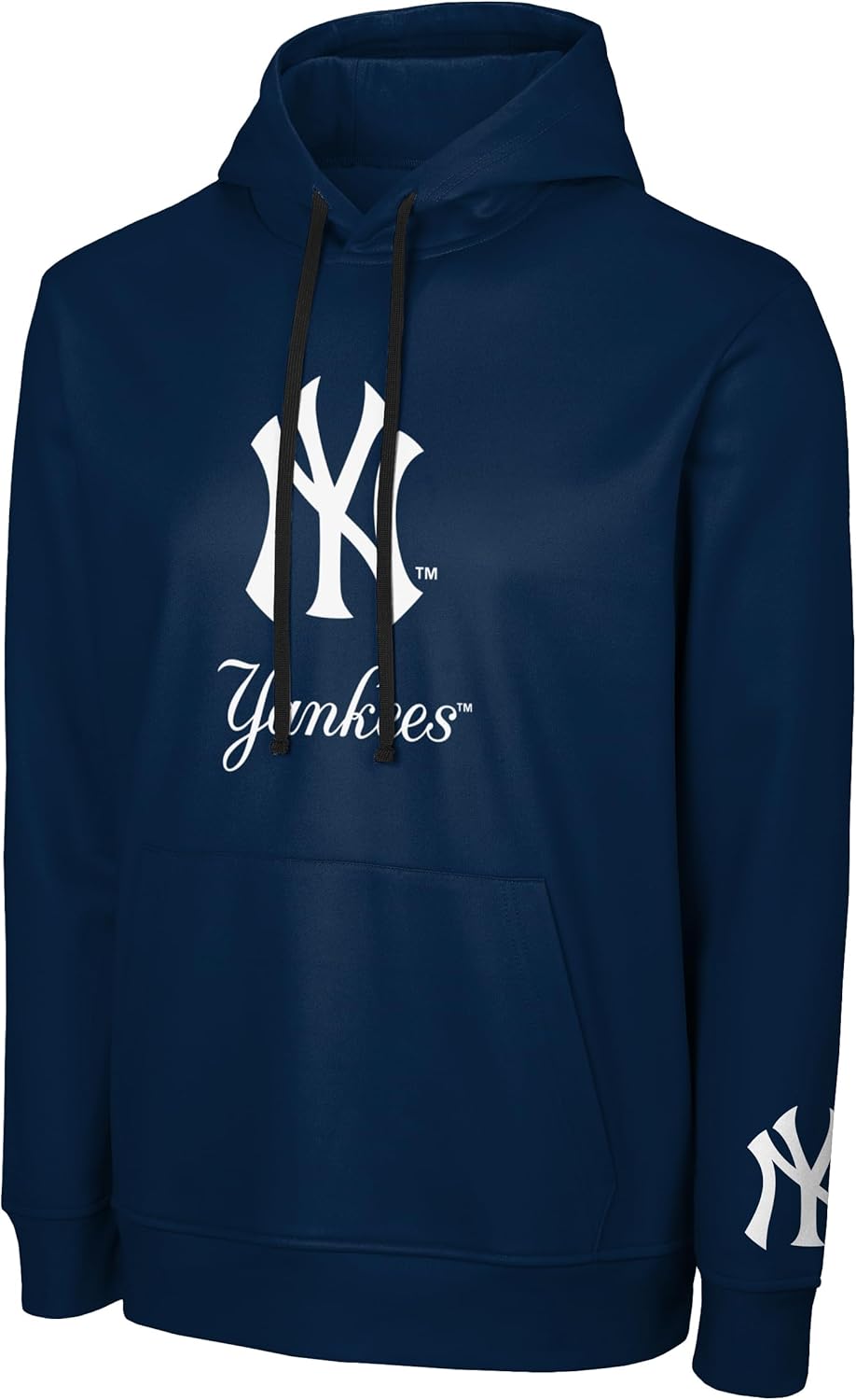MLB Men's Official Primary Logo Wordmark Performance Hoodie