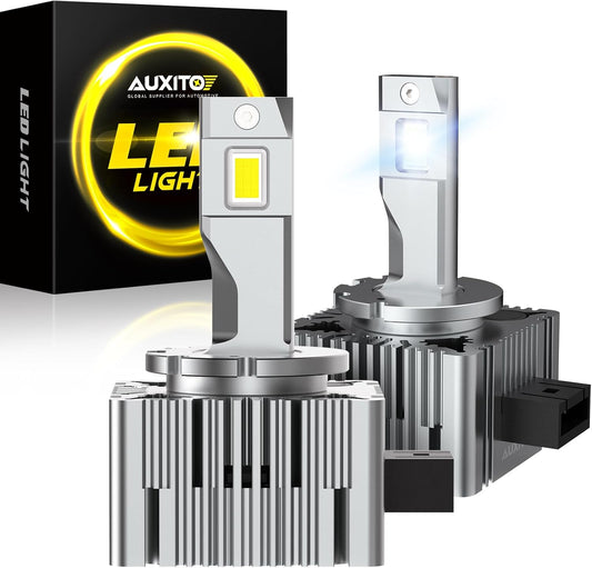 AUXITO D1S D1R Bulbs: 24000 Lumens, 500% Brightness Upgrade