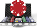 Poker Chip Set - Classic 300PCS Poker Set with Aluminum Case