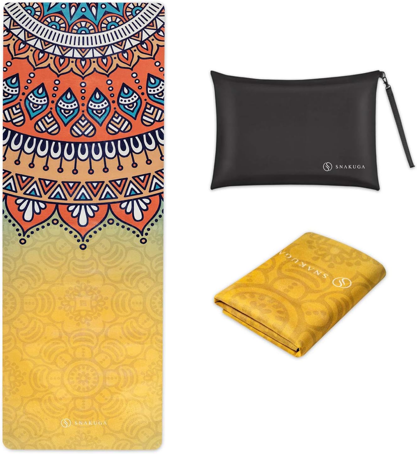 Premium Non-Slip Travel Yoga Mat for Pilates - Suede Surface
