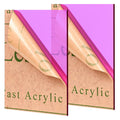 Purple Acrylic Sheets 1/8 in Thick 3mm 16 x 20 2 Pack - Translucent