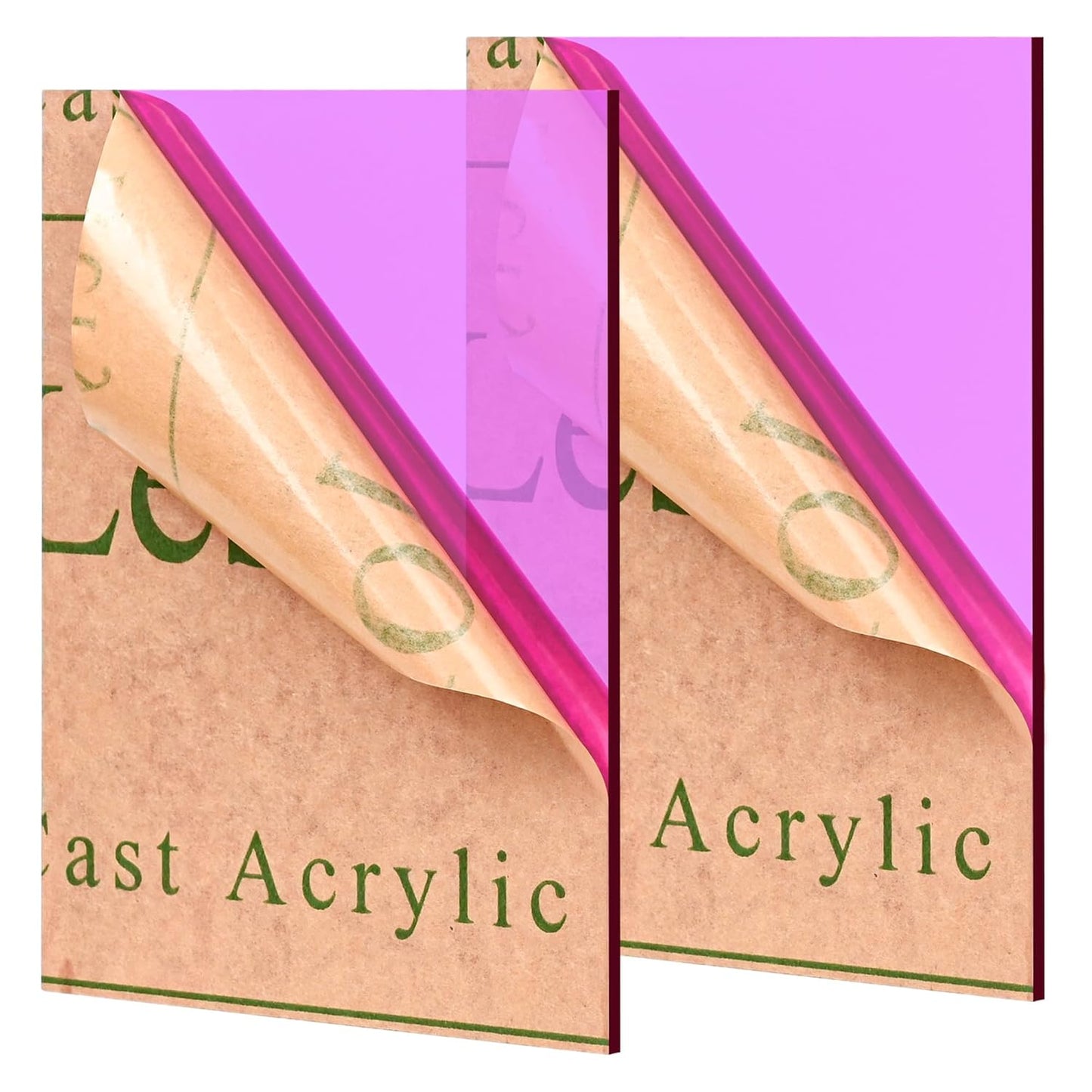Lesnlok Purple Acrylic Sheets for Crafting and DIY Projects