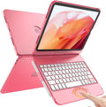 TQQ Touch iPad 11th/10th Gen Case with Keyboard - 360 Rotatable