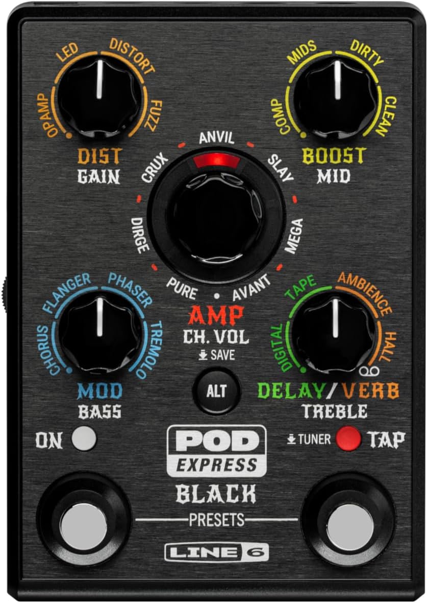 Line 6 POD Express: Ultra-Portable Guitar Effects Processor