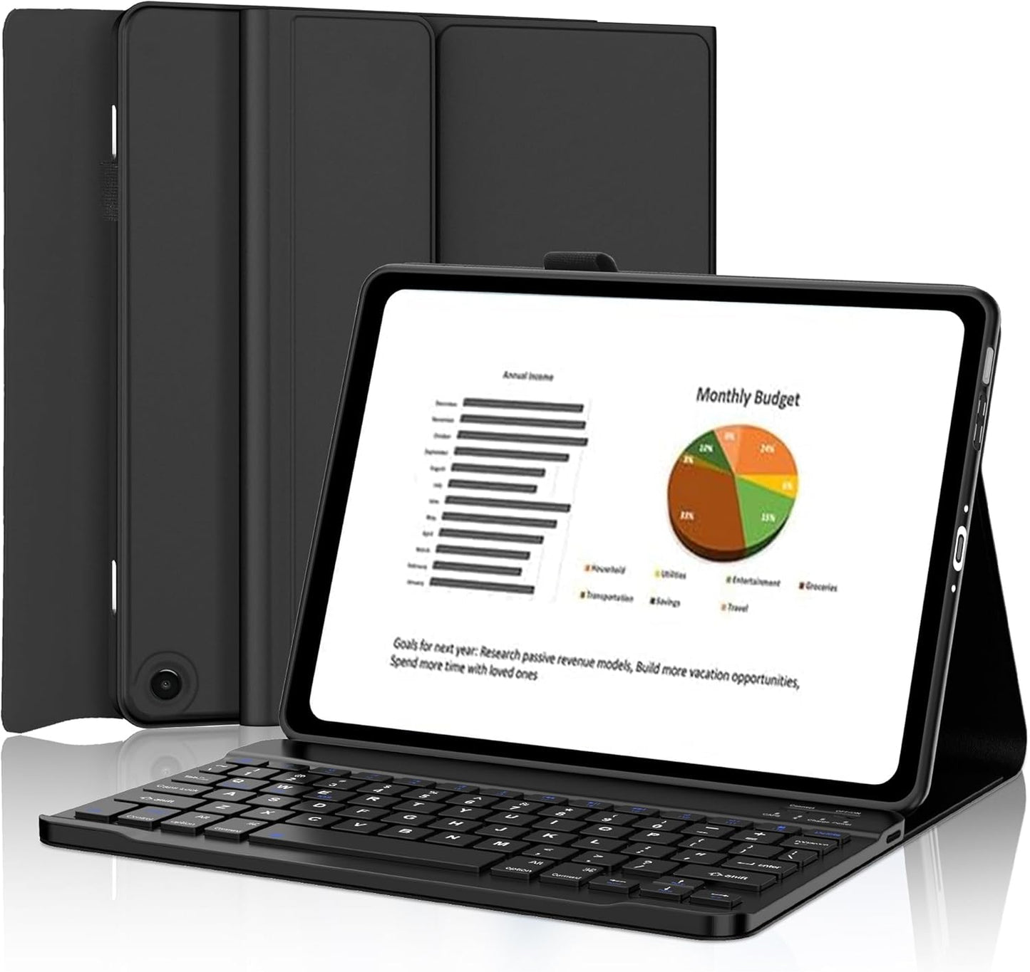 Keyboard Case for Fire Max 11 inch with Detachable Bluetooth