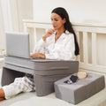 Lap Desk Pillow Memory Foam Laptop Pillow Desk with Cup Holder