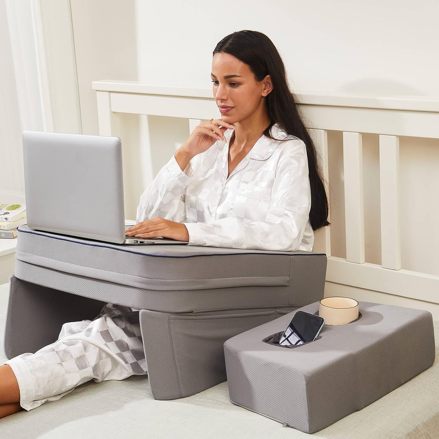 Memory Foam Lap Desk - Comfortable Work & Play in Bed