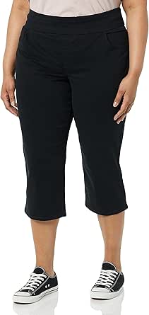 Gloria Vanderbilt Women's Petite Amanda Pull on Capri for Comfort
