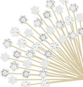 Snowflake Cocktail Picks - Festive Christmas Decor