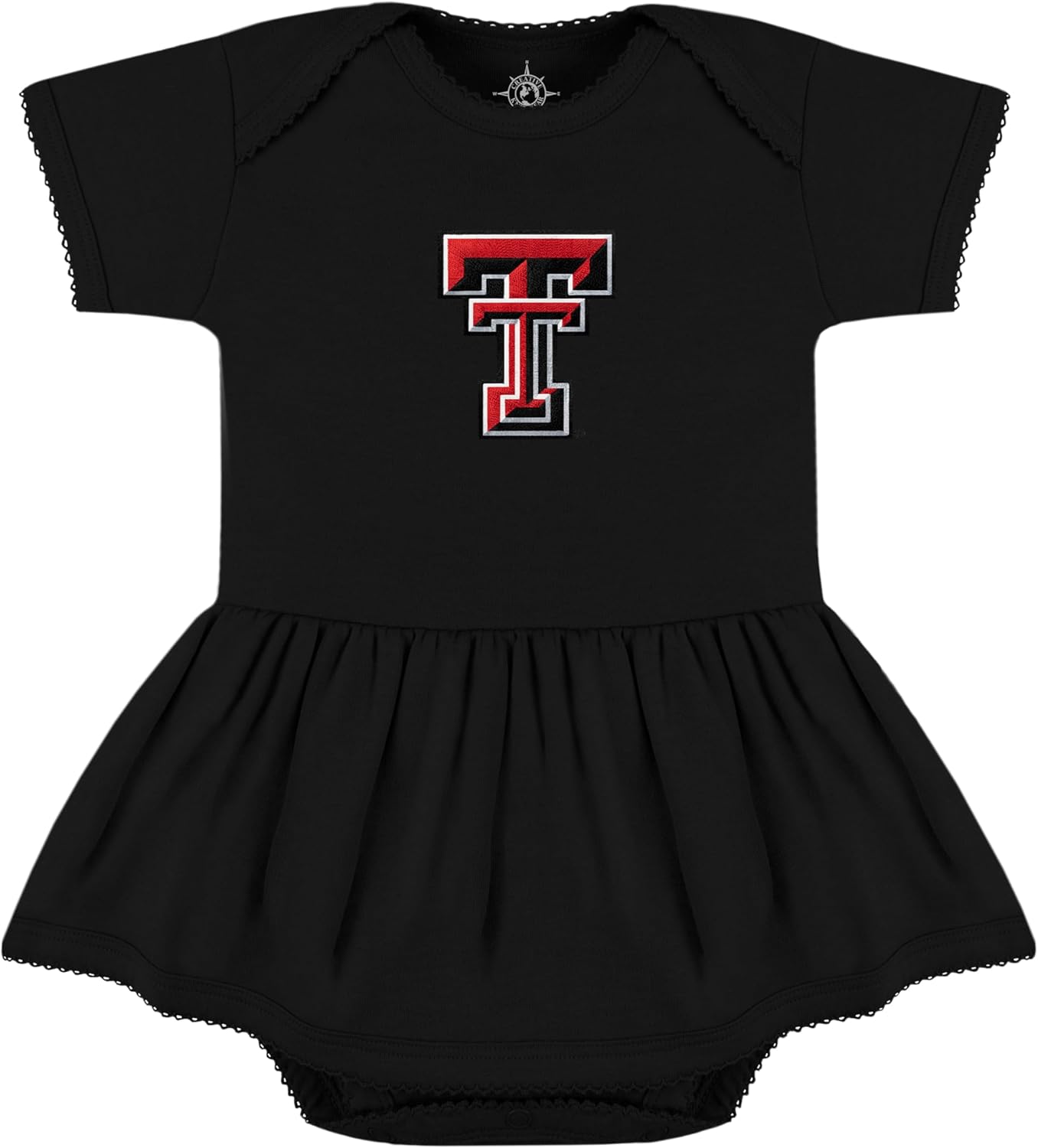 Creative Knitwear College Baby Picot Bodysuit Dress for Girls